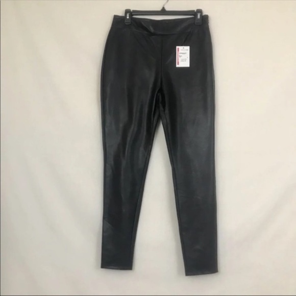 Leith Faux Leather high waisted leggings - Picture 4 of 5
